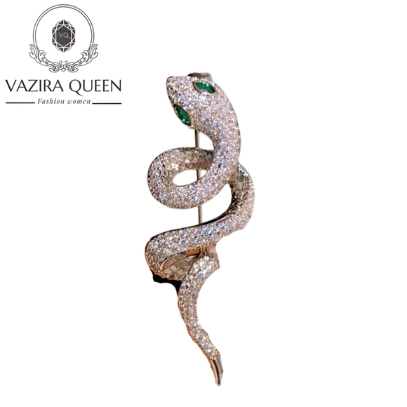 VQ Snake Brooch - Picture 1 of 6